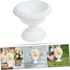 TOYANDONA European Style Plastic Roman Planter Chic Decorative Flowerpot for Compact Reusable Design for Use Height