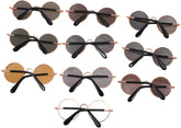 BESPORTBLE Dog Goggles for Small Dogs 10pcs Puppy Cat Sunglasses Round Lens Comfortable Fit Photo Props