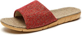 Hwayslon Fashion Unisex Linen Summer Skidproof Indoor Slippers