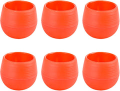 MYCENSE 12 Pieces Small Flower Pots Plant Pots Planters Containers for Windowsill, Balcony, Indoor Outdoor Plants, Patio Decoration, Red