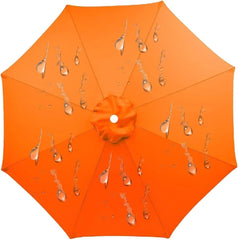 Outdoor Umbrella Replacement Canopy/Cover Waterproof 6/8 arms 2/2.5/2.7/3/3.5m Umbrella Replacement Fabric for Patio ,Balcony Deck, Backyard, Pool,Market Parasol top cloth(#19,(8ribs)230cm/7.5ft)