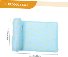 Pet Cooling Mat for Cats and Dogs Lightweight Cooling Cushion Adorable Banana Print Portable Ice Silk Pet Bed for Indoor and Outdoor Use