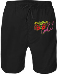 Akeno Himejima Swim Trunks Man's Quick Dry Board Shorts Summer Beach 9" Swim Trunks