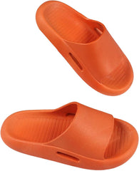 IWIHMIV Boys Slip on Slides Sandals Non Slip Girls Summer Beach Pool Outdoor Water Shoes Children Shower Slippers