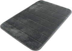 Generic Memory Foam Bath Mat Rug, Ultra Soft Non-Slip Bathroom Rugs Comfortable Embossed Super Water Absorption, Machine Wash, Easier to Dry Floor Rugs Decor Foot Mat for Bathroom, Shower, Tub