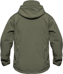 MAGCOMSEN Men's Tactical Jacket 7 Pockets Performance Fleece Lined Water Resistant Ski Snow Soft Shell Winter Coats