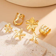 Chunky Gold for Women Statement Rings Chunky Stylish Gold Chunky Rings Bold Jewelry