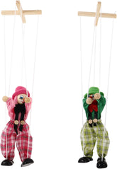 2pcs Pirate Marionette Puppet String Puppet Rod Boys and Girls Random Style