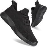 Flysocks Mens Slip On Sneakers Non Slip Work Shoes Lightweight Mesh for Casual Tennis Running Walking Shoes