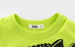 Toddler Kids Baby Boys Girls Dinosaur Short Sleeve Crewneck T Shirts Tops Tee Clothes for Children Soft Tops