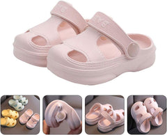 1 Pair Kids Soft Beach Shoes Anti- slip Summer Slippers Kids Flats Sandals