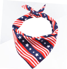 YARNOW 1pc Pet Bandana Triangle Pentagram Stripes Pattern Dog Bib for Comfortable Wear Easy Parties and Everyday Use