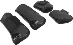 ZJchao Splint Boots for Horses, Horse Ice Boots Sport 4 PCS Adjustable Front and Hind Leg PU Shell Tendon for Exercise Training and Jumping