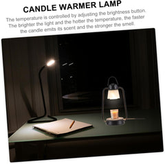 1 Set Electric Wax Melt Warmer Lamp with Brightness for Jar Candles Multi Functional Night Light for Bedroom and Living Room Smokeless Design Timed Dimmable Features