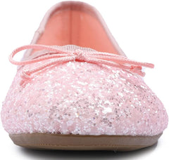 FEVERSOLE Women's Macaroon Colorful Memory Foam Cushion Insock Patent Ballet Flat