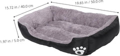 POPETPOP Stylish for Small Medium Dogs and Cats Washable Dog Bed Comfort for Home Decor Cozy Sleeping Pad for Pets