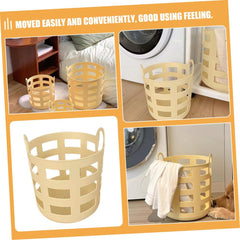 Cabilock Multi-function Storage Basket Handle Laundry Hamper for Dorm Apartment