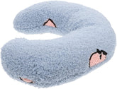 Pet Neck U Shaped Sleeping Mat for Dogs Cats Soft Cat Sleeping Pillow for Neck Support Comfortable Puppy Bed Present for