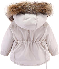 AnFeng Girls' Outerwear Jackets & Coats Baby Kids Girls Boys Winter Thick Warm Hooded Down Coat Down Paraks Pants