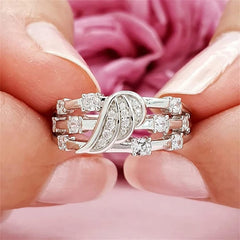 Womens Wedding Rings for Fashion Ring Personality Womens Zircon Ring Jewelry Beautiful design