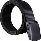 Sports Canvas Belt Men's Nylon Casual Belt Automatic Buckle Airport-friendly