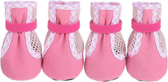 Pet Comfortable Shoes Set Permeable Dog Boot Comfortable Dog Booties Ensuring and Comfort