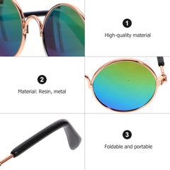 10 Pack Pet Sunglasses Doggy Goggles for Small Dogs Dog Glasses for Puppies Cats Kitten Eyewear Doggy Goggles for Photo Accessory Summer Outdoor Activity