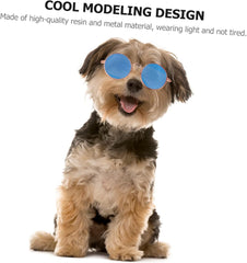 Hemoton Cat Sunglasses Dog Goggles Medium Breed Pet Eyewear Fun Photo Accessory Summer Wear
