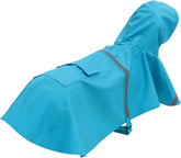 YARNOW Dog Reflective Raincoat Hood for Large Dogs Lightweight and Comfortable Outdoor Coat for Labrador and Medium Breeds Lake XL