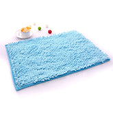 IVYRISE Bathroom Anti-Slip Bath Mat Skid Resistance Show Rug Carpet, Light Blue