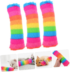 3pcs Interactive Cat Chewing Toy Plush Catnip Pillow for Fun Playtime and for Indoor Cats and Kittens