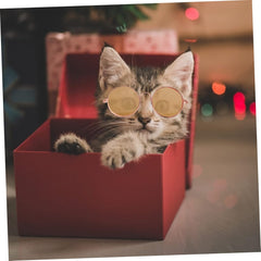 BESPORTBLE Dog Goggles for Small Dogs 10pcs Puppy Cat Sunglasses Round Lens Comfortable Fit Photo Props