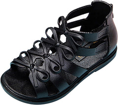 Toddler Sandals Size 5 Toddler Kids Little Child Girls Soild Bowknot Princress Shoes Soft Baby Toddler Sandals