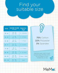 MeMoi Boys Bold Stripes Cotton-Rich Fine-Gauge Crew Sock