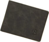 cdar Wallet, Slim Wallet For Men,Thin Minimalist Bifold Design, Metal Wallet With Money Clip For Men,Credit and Debit Cards, Driver's License Black