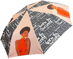African American Expressions - Blessed Magnolia Umbrella - Umbrella