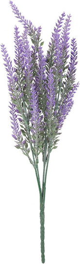 Artificial Lavender ¨C Lifelike Faux Silk Plants for Crafting or Home Decor ¨C Great for Pairing with Bundles of Other Fake/Dried Flowers to Create Lovely Wedding Bouquets(Purple) , Artificial Laven