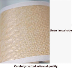 DBKMPZ Small Table Lamp,Bedside Table Lamp,Vintage Lamp,Wooden Bedside Lamp Simple Bedroom Lamp Linen Shade Mini Desk Lamp Night Light Nightstand Lamp for Bedroom,Living Room,Kids Room