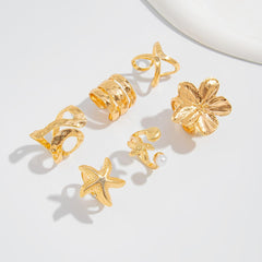 Chunky Gold for Women Statement Rings Chunky Stylish Gold Chunky Rings Bold Jewelry