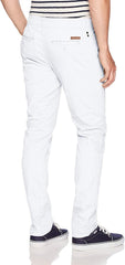 WT02 Men's Skinny Fit Basic Stretchable Cotton Chino Pant