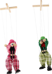 2pcs Marionette Puppets Pirate String Toy for Boys and Girls Hand Puppets for Adults Random Style
