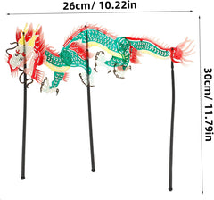 Traditional Chinese Shadow Puppets Set for Boys and Girls Mini DIY Dance Props Handcrafted Plaything for Storytelling and Shadow Theatre Random Style