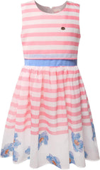 Bonny Billy Girls Easter Dress Elegant Pleated Clothes for Kids 3t-11t