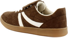 Steve Madden Women's Women's Madrid Sneaker, Brown, 8.5