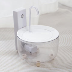 Cat Wireless Water Dispenser, Dispenser Water Feeder, Electric Dog Waterer, Quiet Anti-Slip with Filtration, 18x15x15cm, for Living Room, Garage, Balcony