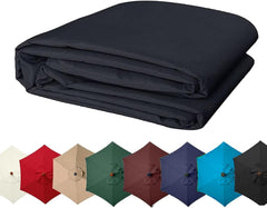 Patio Umbrella Replacement Top Canopy, 6 Ribs 8 Ribs Outdoor Garden Swimming Pool Parasol Market Table Umbrella Canopy Replacement 200/270/300cm Umbrella Top Cover Fabric