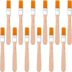 5 Inch Small Paint Brushes Set for Touch Ups - Shimmeroo 12-Pack Mini Soft Bristle Paint Brush with Wooden Handle - Perfect for Wall Repair, Fencing Edges, Art Painting, Crafts & Small Projects
