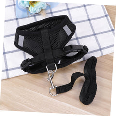 KESYOO Adjustable Breathable Dog Harness Vest for Small and Pets Lightweight and Moisture Design for Puppies and Dogs Black