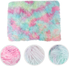 Toyvian Cozy Double Layer Pet Bed Mat Cat and Dog Sleep Warm Cushion Plush Pet Throw Blanket