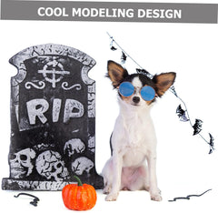 SUPVOX Dog Puppy Cat Photo Sunglasses 10pcs Pet Dog Goggles Stylish Round Lenses for Pet Dress up and Props